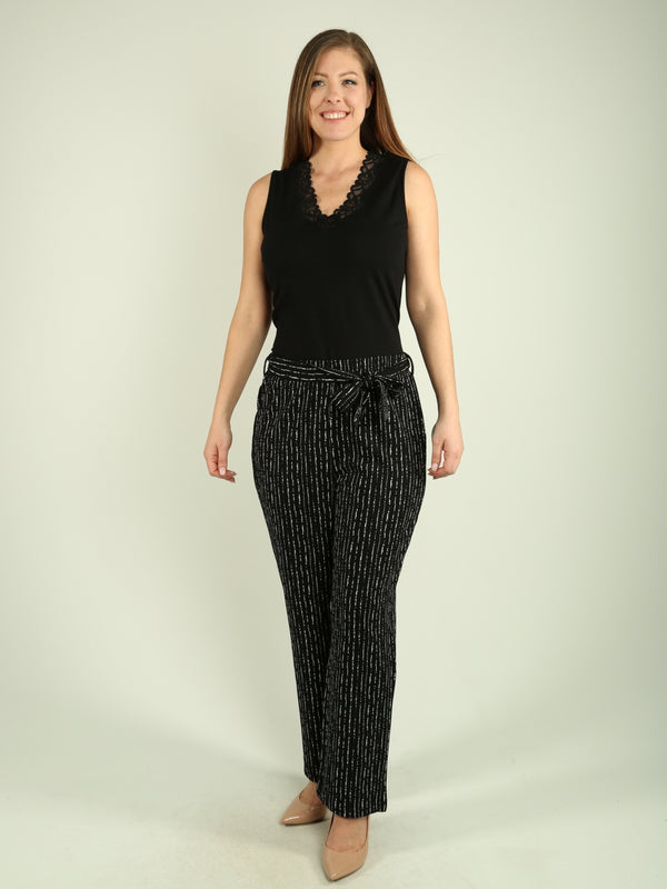 Striped Wide Pants