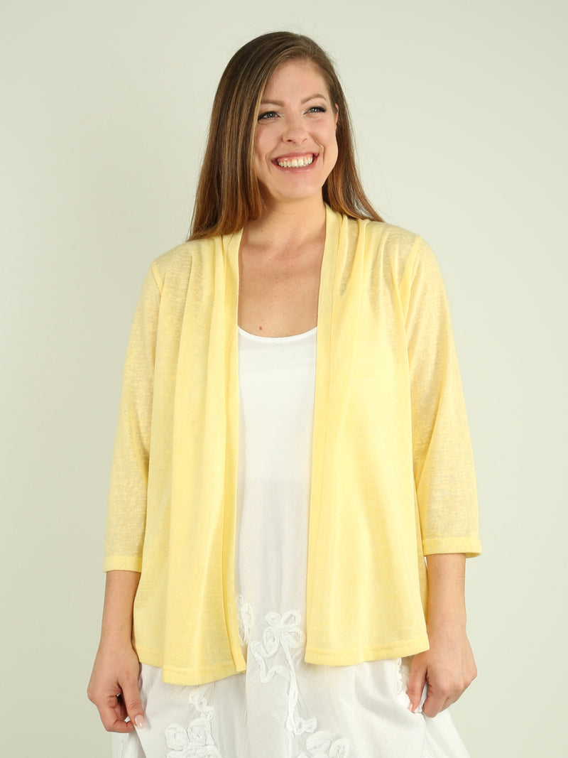 Lace-Back Cardigan