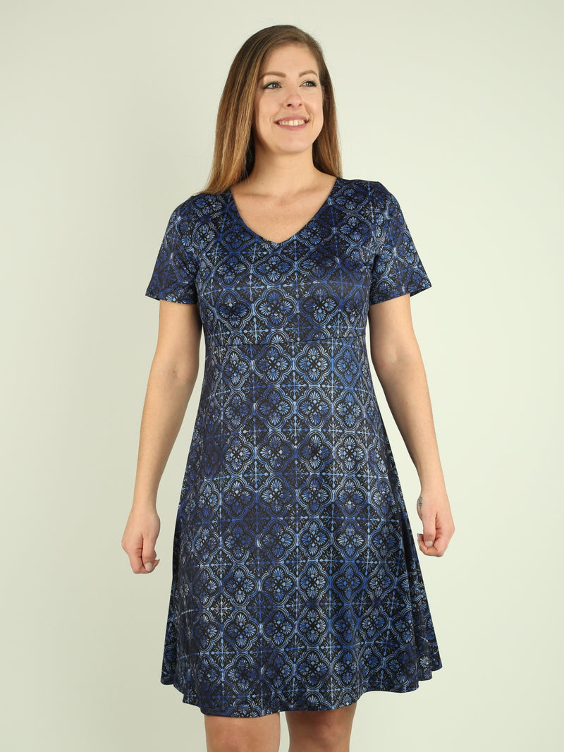 Reversible Print Dress