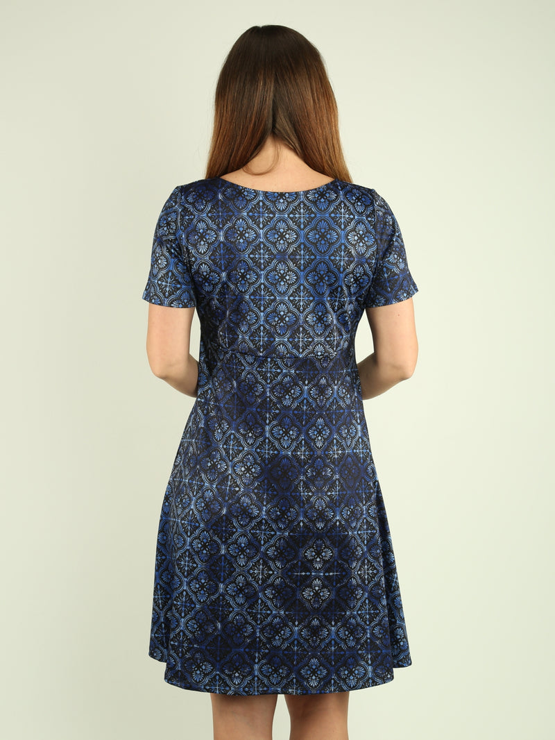 Reversible Print Dress