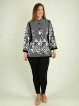 Floral Stripe Jacket