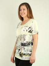 Floral Animal Print T-Shirt