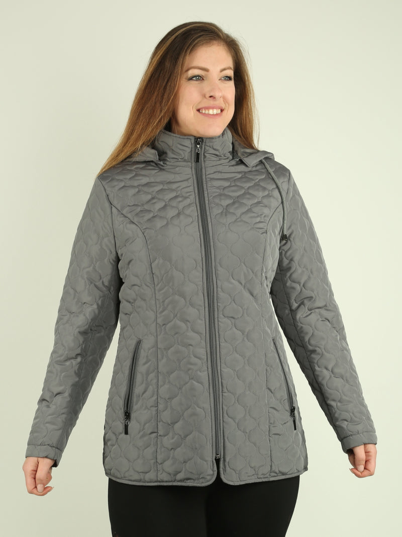 Hooded Quilted Jacket